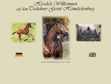 Tablet Screenshot of gestuet-haemelschenburg.de